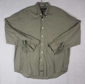 Camisa de Vestir Nautica Para Hombres XL XLarge Verde Viajeros Sarga Bolsillo Manga Larga - Imagen 1 de 10