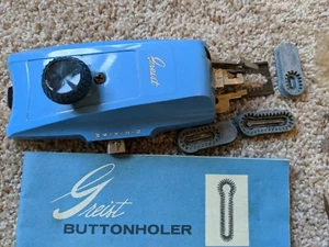 Vintage Greist Automatic Buttonholer Schablonen & Zubehör - Bild 1 von 7