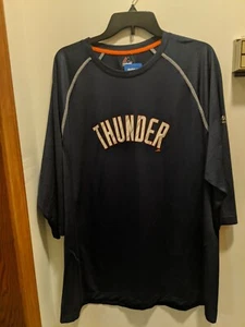 Oklahoma city thunder Men's 2XL Short Sleeved polyester Shirt NWT - Picture 1 of 6