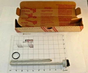 NOS  Chromalox Water Heater Element  2E302, 240V, 3500W  893031-014 - Picture 1 of 12