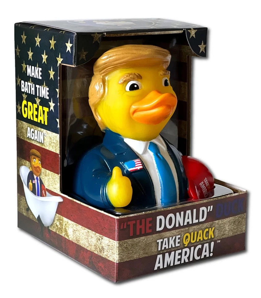 Donald Trump Take Quack America Rubber Ducky - Grande - Jeep Ducking remitente de EE. UU. Foto 1 de 1