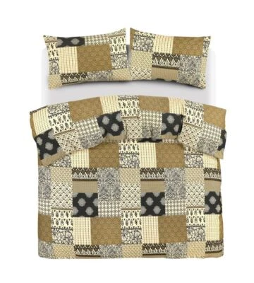 Luxury Cotton Printed Duvet Quilt Cover Bedding Set Single Double King Size