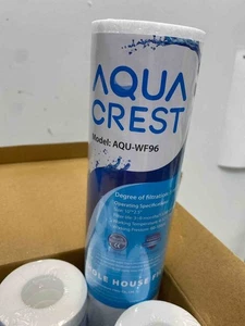 6ct AQUACREST 5 Micron 10" x 2.5" Whole House Sedim AQU-WF96 - Picture 1 of 6
