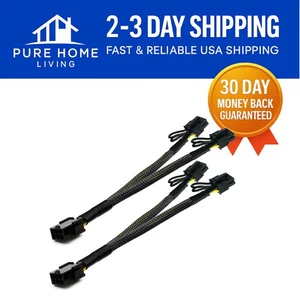 Reliable 6-Pin to Dual 8-Pin GPU Power Adapter - High-Quality Extension Cable - Picture 1 of 7