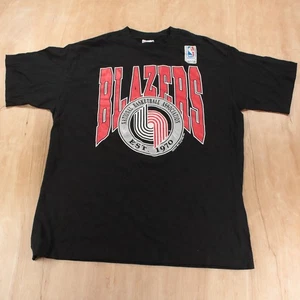 1990 Portland Trail Blazers T-Shirt XL Neu ohne Etikett Vintage 90er USA Deadstock Single Stitch - Bild 1 von 7