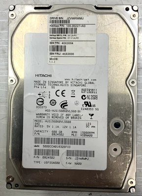 HGST NetApp 600GB 15k 6Gb/s SAS 3.5" HDD | HUS156060VLS600, 0B24502 - Image 1 of 3