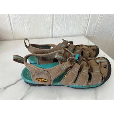 KEEN Waterproof H2 Water Sandals Women's Brown Teal Size 7 - Image 1 of 4