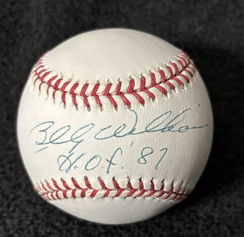 Billy Williams HOF 87 Signed Autograph Vintage ONL Baseball Chicago Cubs BEAUTY - Image 1 of 4