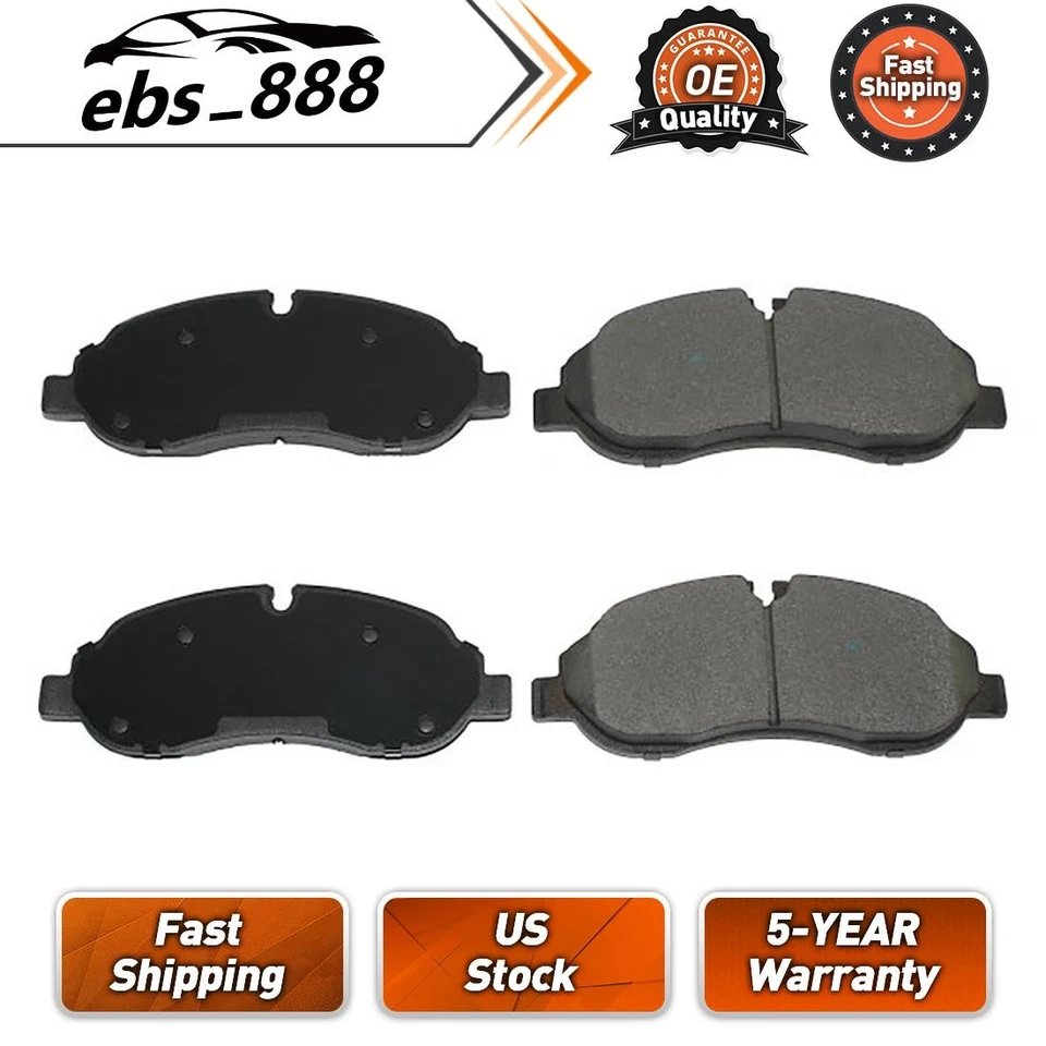 Front Brake Pad Set for Ford Transit-350 HD 3.2L 2015 2016 2017 2018 2019 - Image 1 of 1
