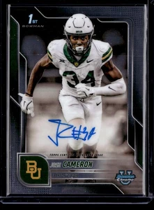 Autógrafos de prospecto cromados Josh Cameron 2025 Bowman University Chrome #BCA-JCA - Imagen 1 de 2
