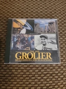 The 1995 Grolier Multimedia Encyclpedia CD-ROM IBM PC’s062425 - Picture 1 of 1