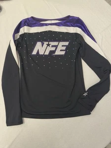 Rebel Damen-Sporttop zum Überziehen Kristall Glitzer Buchstaben & Strass Erwachsene S - Bild 1 von 7