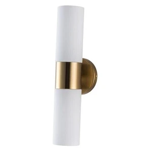 Modern Wall Sconce,2-Light Bathroom Vanity Lights Fixture, Gold 1 pack Gold - Picture 1 of 8
