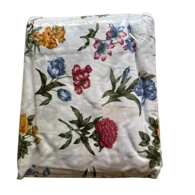 Twin Flat Sheet New Vintage Springs Industries Percale Wamsutta  #1 Seconds USA - Image 1 of 2