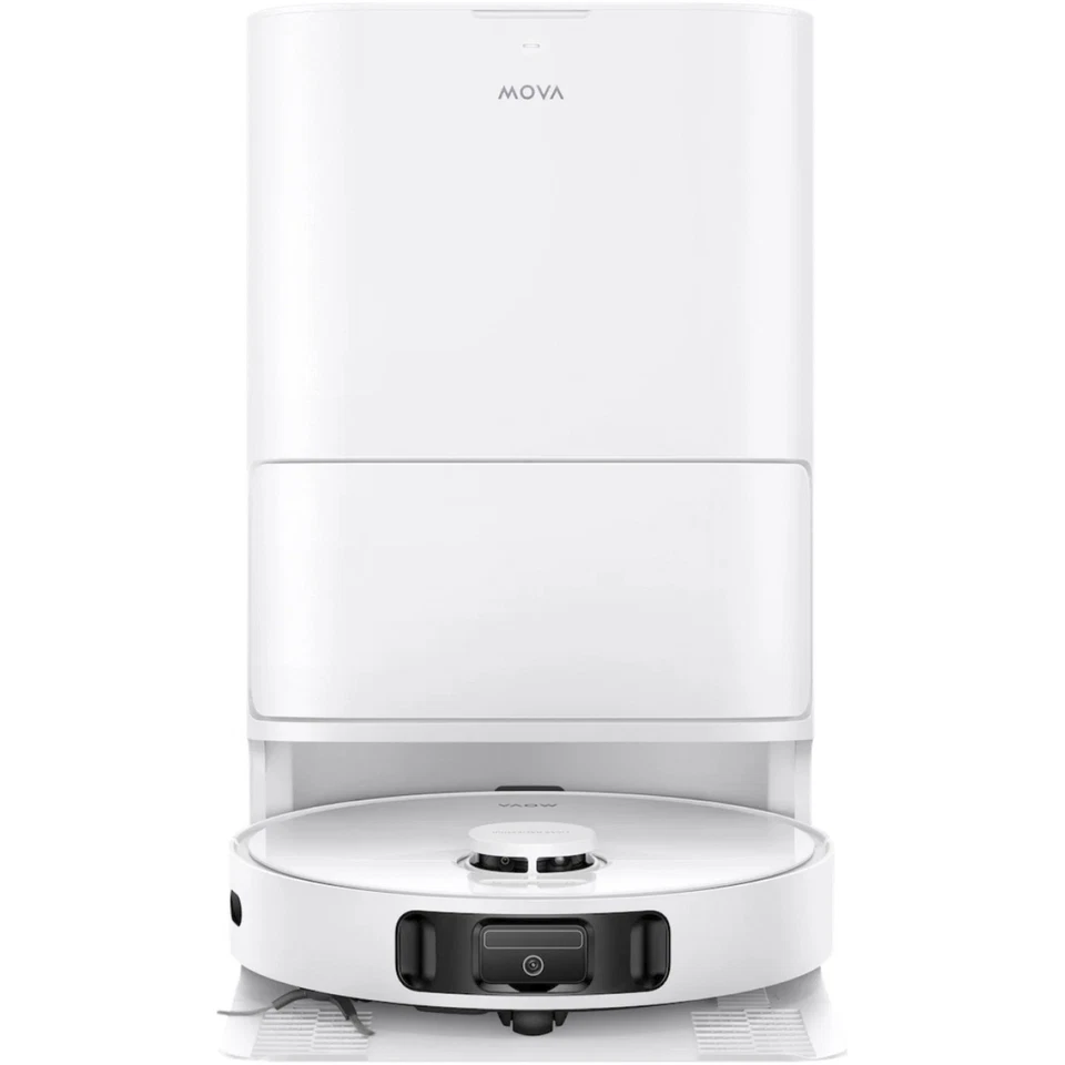 DREAME Mova E30 Ultra Saugroboter mit Wischfunktion Absaugstation 7000PA Weiß