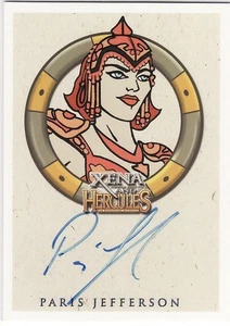 Xena & Hercules : The Animated Adventures Autograph Paris Jefferson ATHENA - Picture 1 of 1