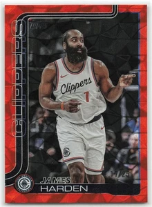 2025-26 Topps Flagship Orange Diamante James Harden #143 Clippers 17/25 - Picture 1 of 2