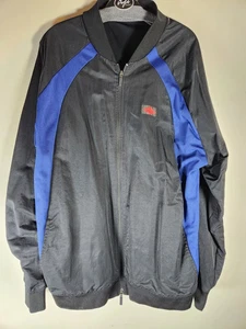 Giacca da pista 2XL Nike Air Jordan 1 AJ1 Wings full zip nera blu - usata delicatamente - Foto 1 di 10