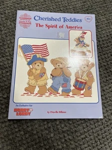 Cross Stitch Cherished Teddies The Spirit of America Patterns Book - Picture 1 of 3