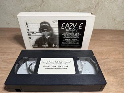 RARE Eazy-E The Videos - Just Tah Let U Know, Any Last Werdz VHS - Image 1 of 4