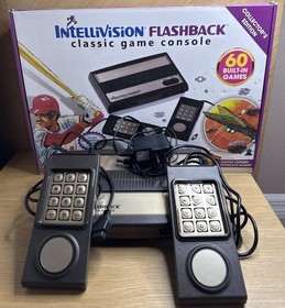 Intellivision Flashback Classic Video Game Console Deluxe 60 Games No Overlays
