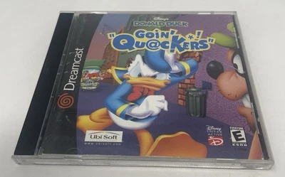 Disney's Donald Duck: Goin' Quackers (Sega Dreamcast, 2000) Disc Manual Tested - Image 1 of 4