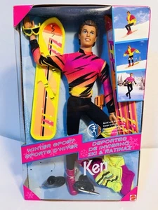 Mattel Barbie Winter Sports Ken Doll 1994 - Picture 1 of 3