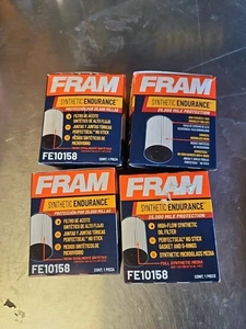 4 Pk FRAM FE10158 Engine Oil Filter Synthetic Endurance 25,000 Miles Protection - Picture 1 of 3
