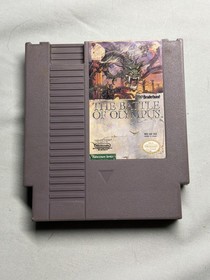 The Battle of Olympus Nintendo NES Game Cartridge Broderbund 1985 Adventure