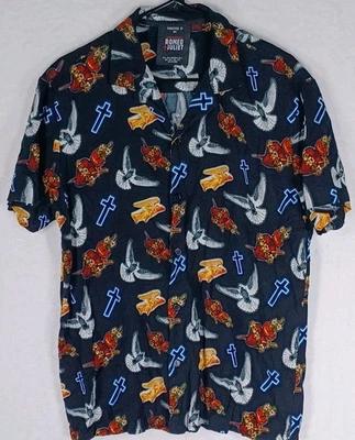 Romeo + Juliet Forever 21 Limited Edition Mens Shirt 90s Size L - Image 1 of 4