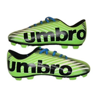 Botines de fútbol UMBRO Arturo 2.0 verde brillante y negro zapatos juveniles talla 2.5 años Foto 1 de 4