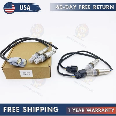 4PCS Upstream+Downstream Oxygen Sensor For 2016-2019 Ford Explorer Flex V6 3.5L Foto 1 de 4