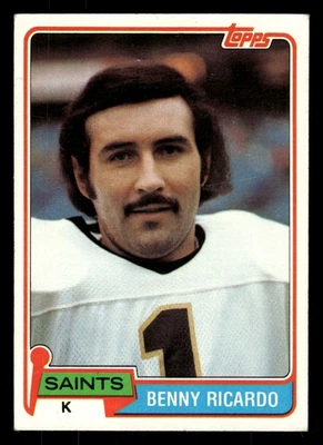 Benny Ricardo 1981 Topps #306 New Orleans Saints - Image 1 of 2