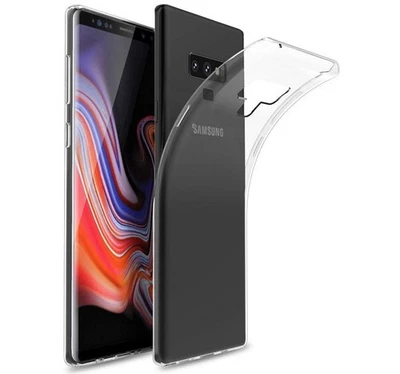 Cover Gel TPU Fine Ultra-Sottile 0,5mm Trasparente per Samsung Galaxy Note 9 - Immagine 1 di 3