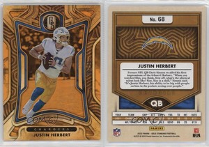 2022 Panini Gold Standard Citrine /30 Justin Herbert #68