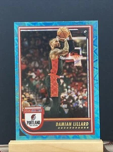 2022-23 Panini NBA Hoops Teal Explosion Damian Lillard #208 trail Blazers - Picture 1 of 2