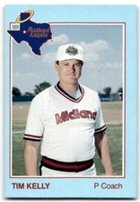 1988 Grand Slam Baseball Card Tim Kelly Midland Angels #3