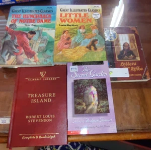 The Great Classics For Childre/Rdrs-Hunchback,little,secret,Treasure Isle, lette - Picture 1 of 7