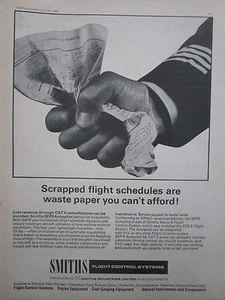 10/1968 PUB SMITHS INDUSTRIES FLIGHT CONTROL SYSTEMS SEP6 AUTOPILOT ORIGINAL AD - Picture 1 of 1