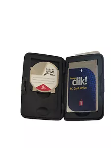 M136 Vintage Iomega Clik! C40-T2 40mb PC Card Drive - A tiny 40MB magnetic disk - Picture 1 of 19