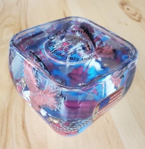 Way Cool Candles Patriotic 4th of July Eagle Dog Tag USA Glows Candle New Sealed - Picture 1 of 5