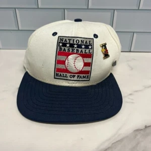 Vintage New Era National Baseball Hall of Fame Cooperstown Snap Back Hat - Picture 1 of 13