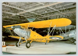 Hawker Hart Trainer K4972 Two Seater Aircraft Display Continental UNP Postcard - Picture 1 of 2