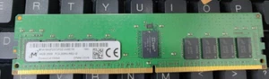Micron 16GB DDR4 2666 Server RDIMM RAM 2Rx8 PC4-21300  A18ASF2G72PDZ-2G6 288pin - Picture 1 of 1