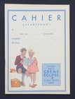 Cahier publicitaire vierge 1939 offert par la CREME ECLIPSE lune moon