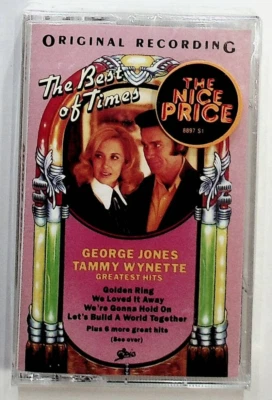 George Jones Tammy Wynette Greatest Hits The Best Of Times Cassette Tape SEALED - Image 1 of 3