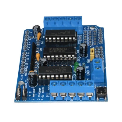 Motor Drive Expansion Shield Board Module L293D For Arduino Duemilanove Mega UNO - Image 1 of 4