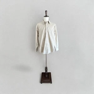 Joseph & Feiss Non-Iron Mens Dress Shirt Size 17 34/35 Beige 100% Cotton - Picture 1 of 9