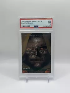 1993 SKYBOX Marvel Masterpieces | Doctor Doom #21 Fantastic Four | PSA 7 NM - Picture 1 of 2