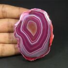 Natural Slice Agate Smooth Geode Gemstone 57x45 mm Red SLICE Cabs 180 Cts BS-982